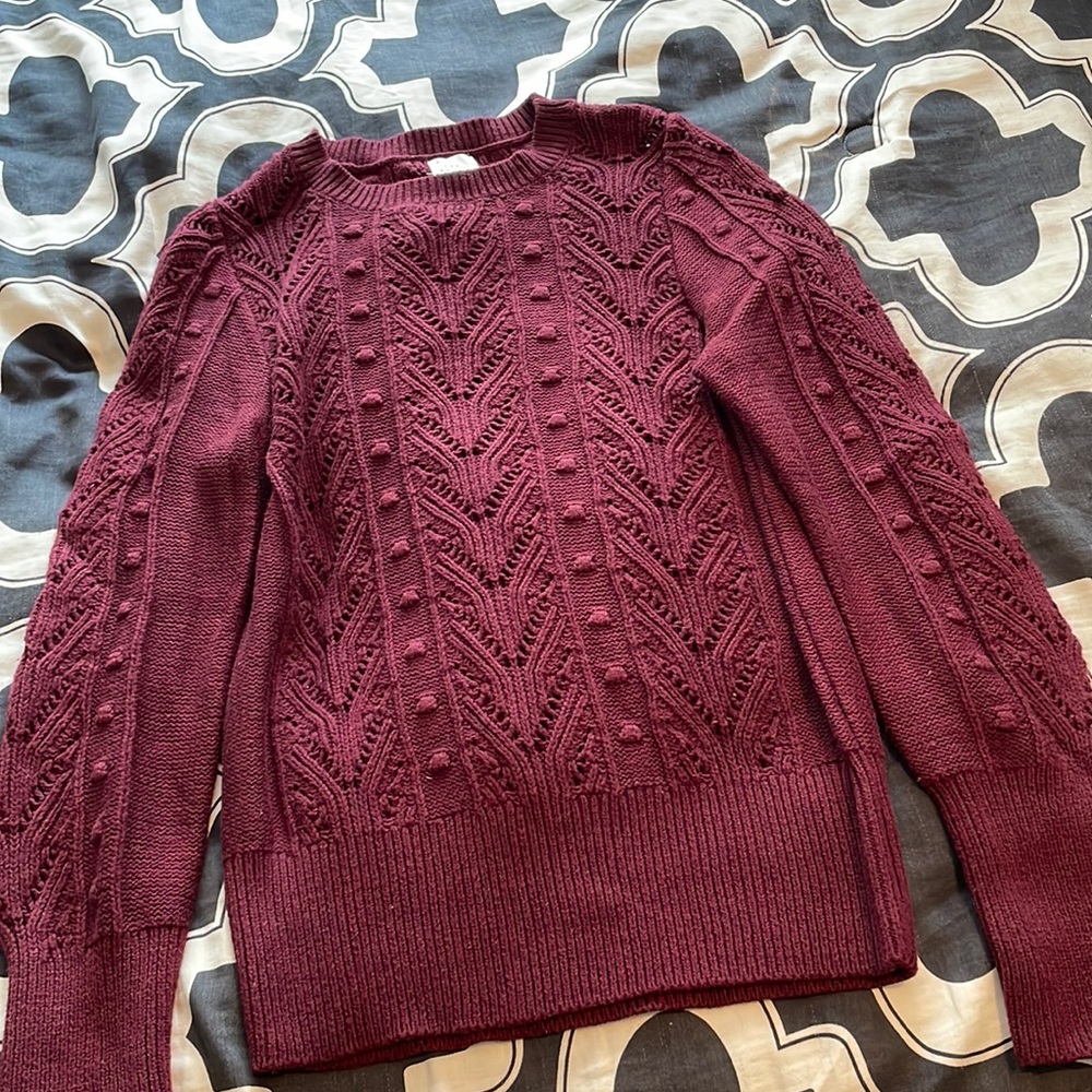 Burgundy Sweater